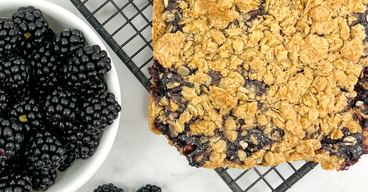 whole wheat blackberry bars