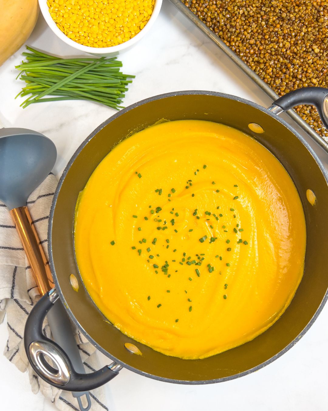 Roasted Butternut Squash Soup - Cooking For My Soul