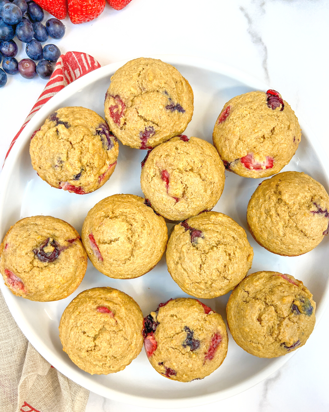 whole wheat muffins blue berry
