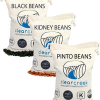 pinto beans ,black beans,kidney beans