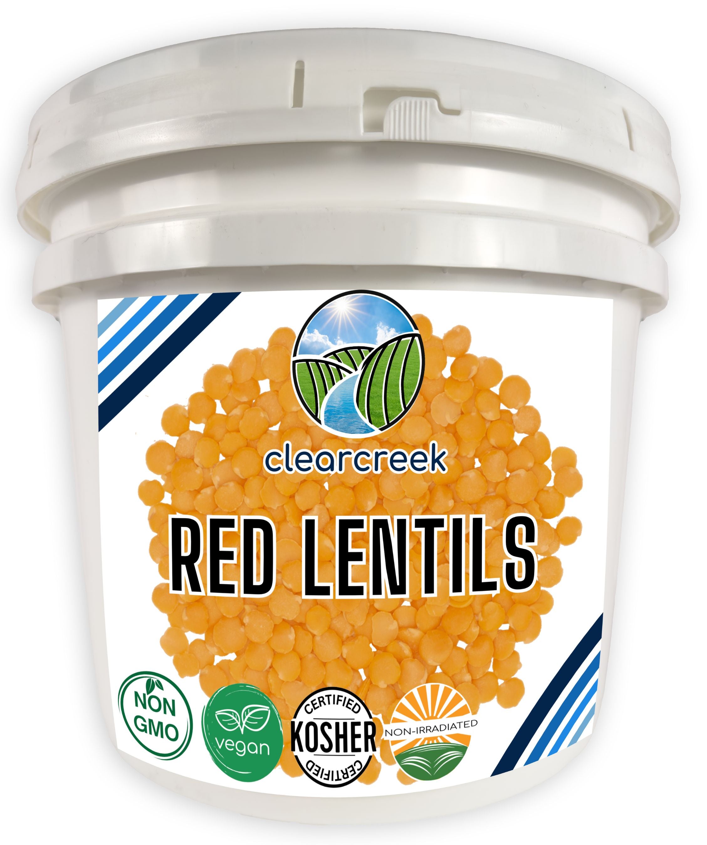 Red Lentils Long Term Storage 25 lbs