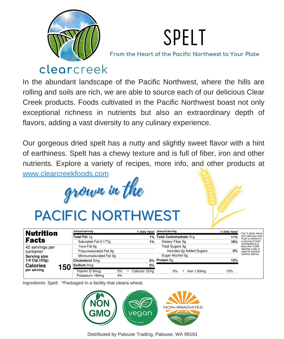 Spelt Nutrition Facts