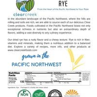 Rye Nutrition Facts