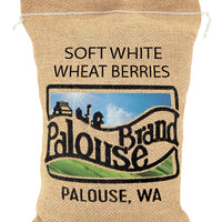 Soft white Wheat Berries 5 lb Burlap