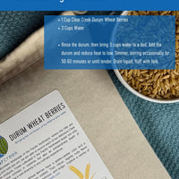 How to cook Durum Wheat Berries
