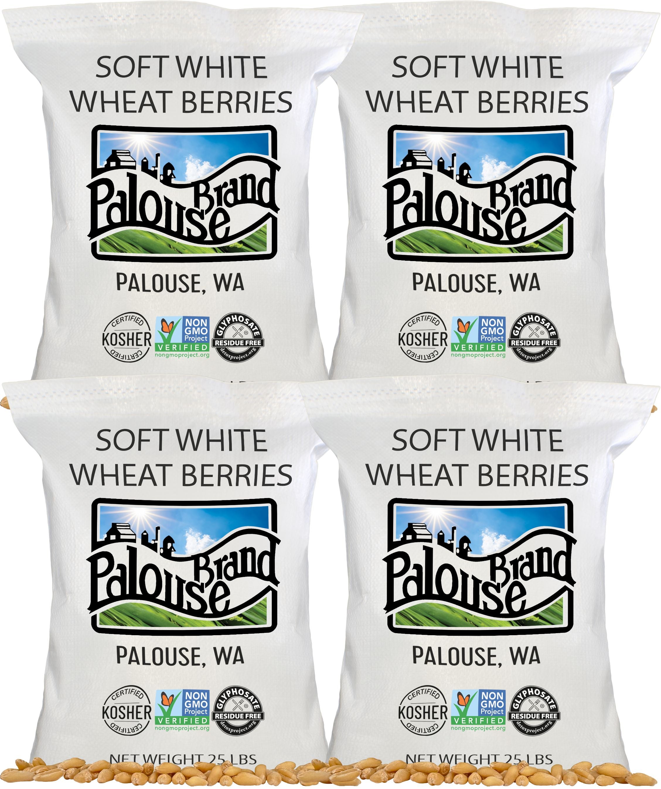soft white wheat berries 100 lbs