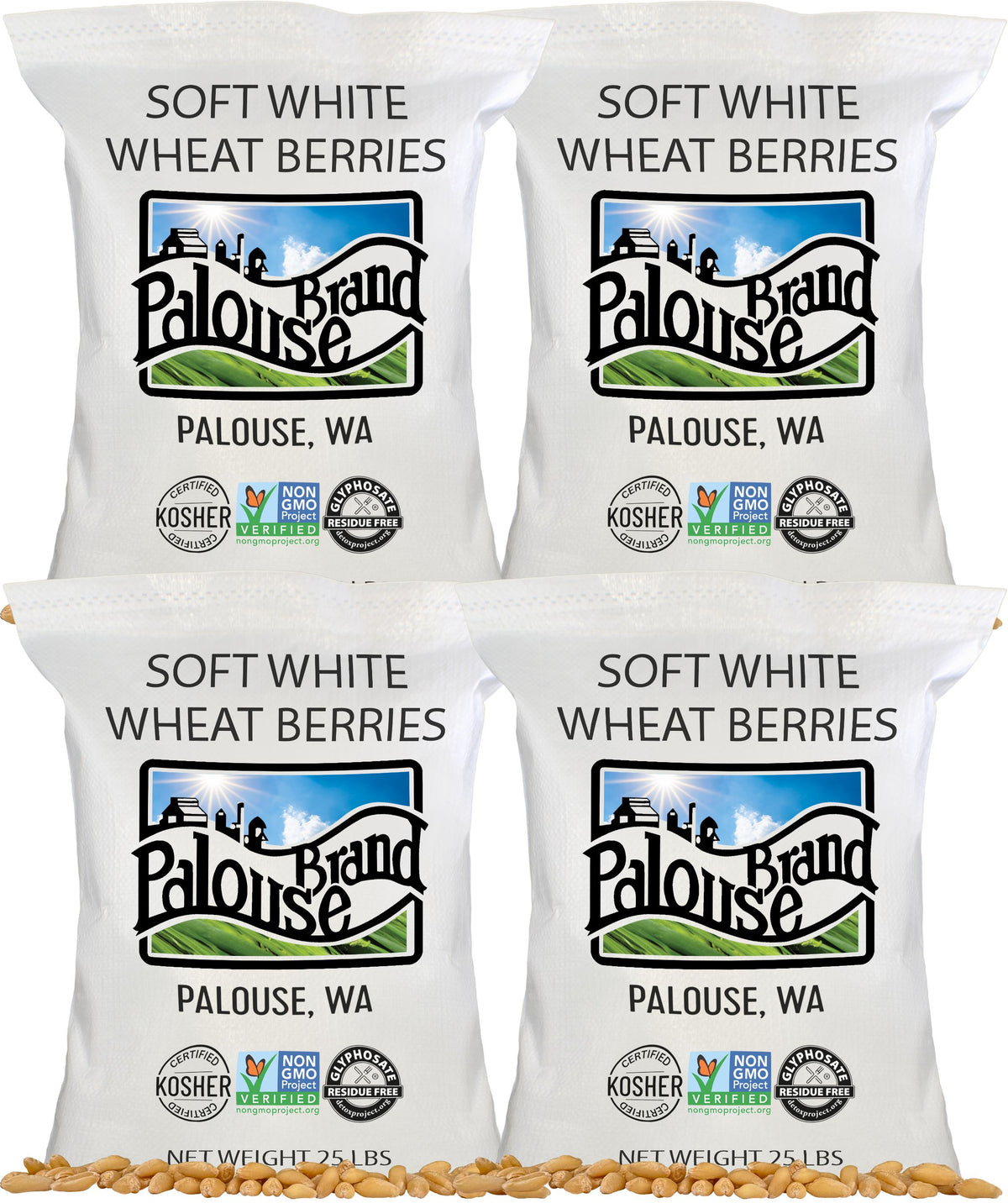 soft white wheat berries 100 lbs