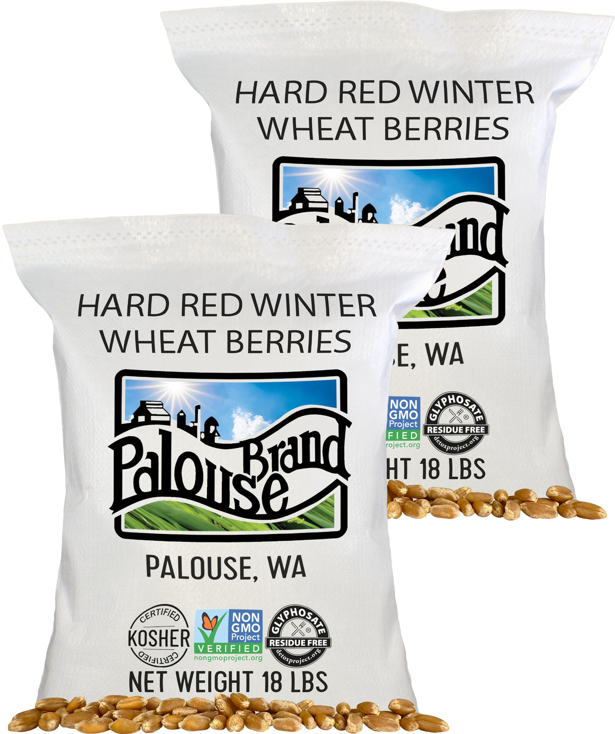 red winter wheat berries 36 lbs