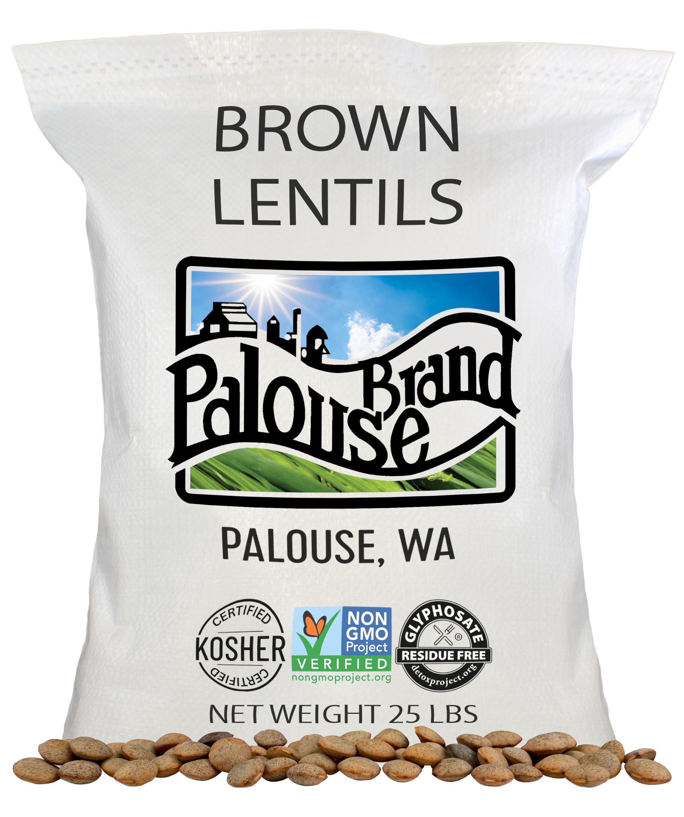 Brown Lentils 25 lbs