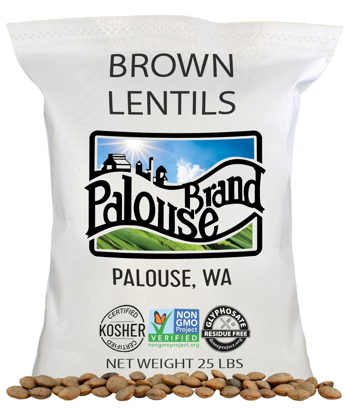 Brown Lentils 25 lbs