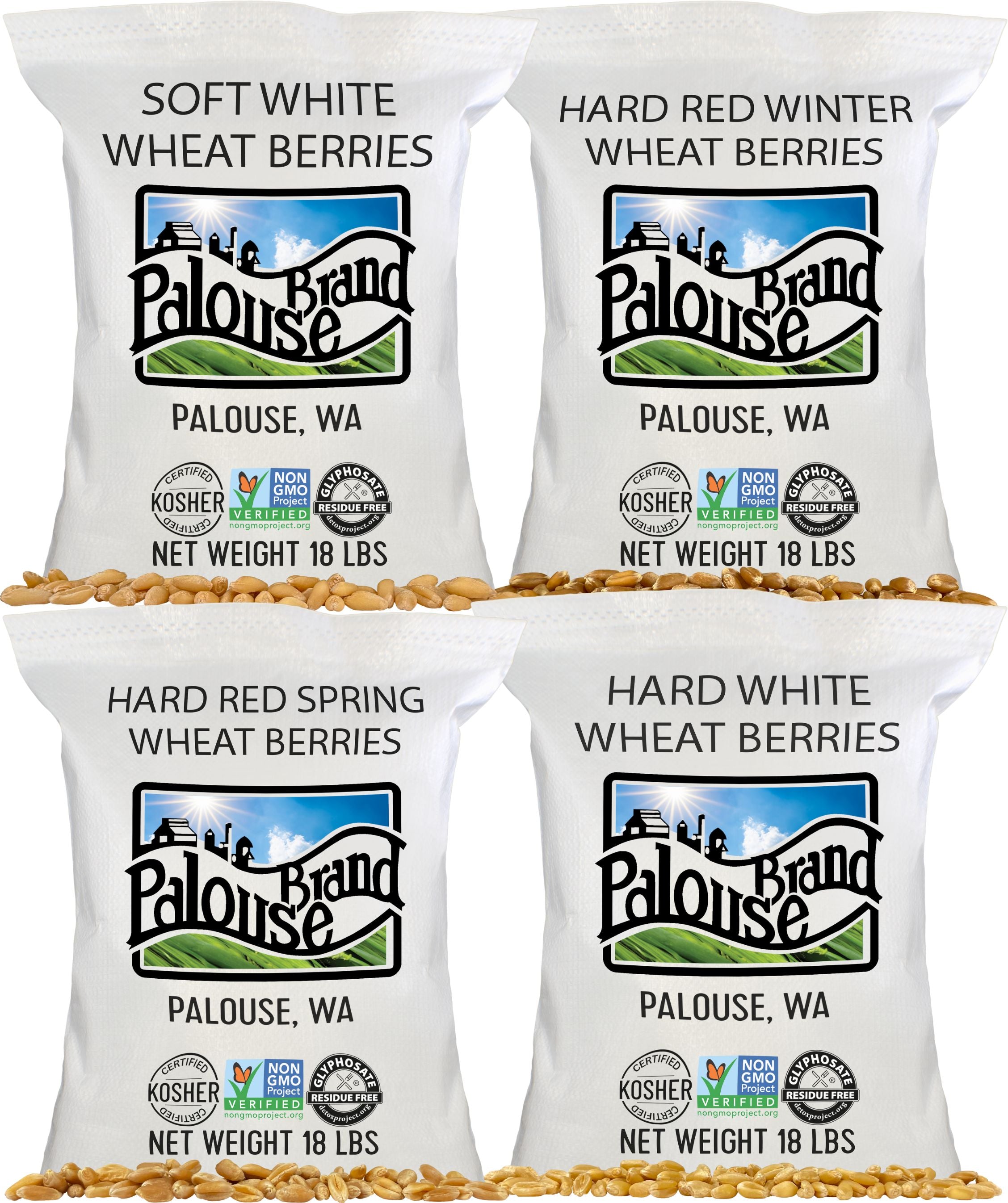 Wheat Variety Bundle - 72 lb