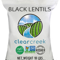 Beluga Black lentils 18 lbs