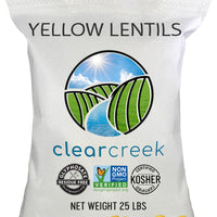 yellow lentils 25 lbs
