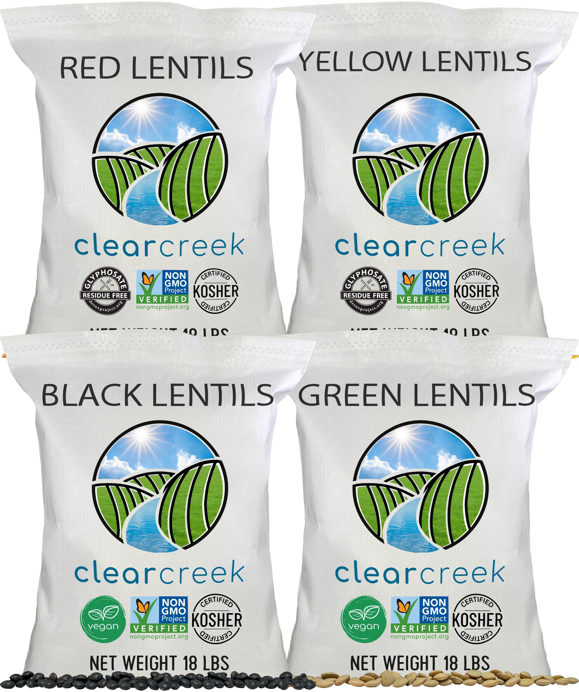 The Artisan Bundle | Lentil Bundle | 72 LBS