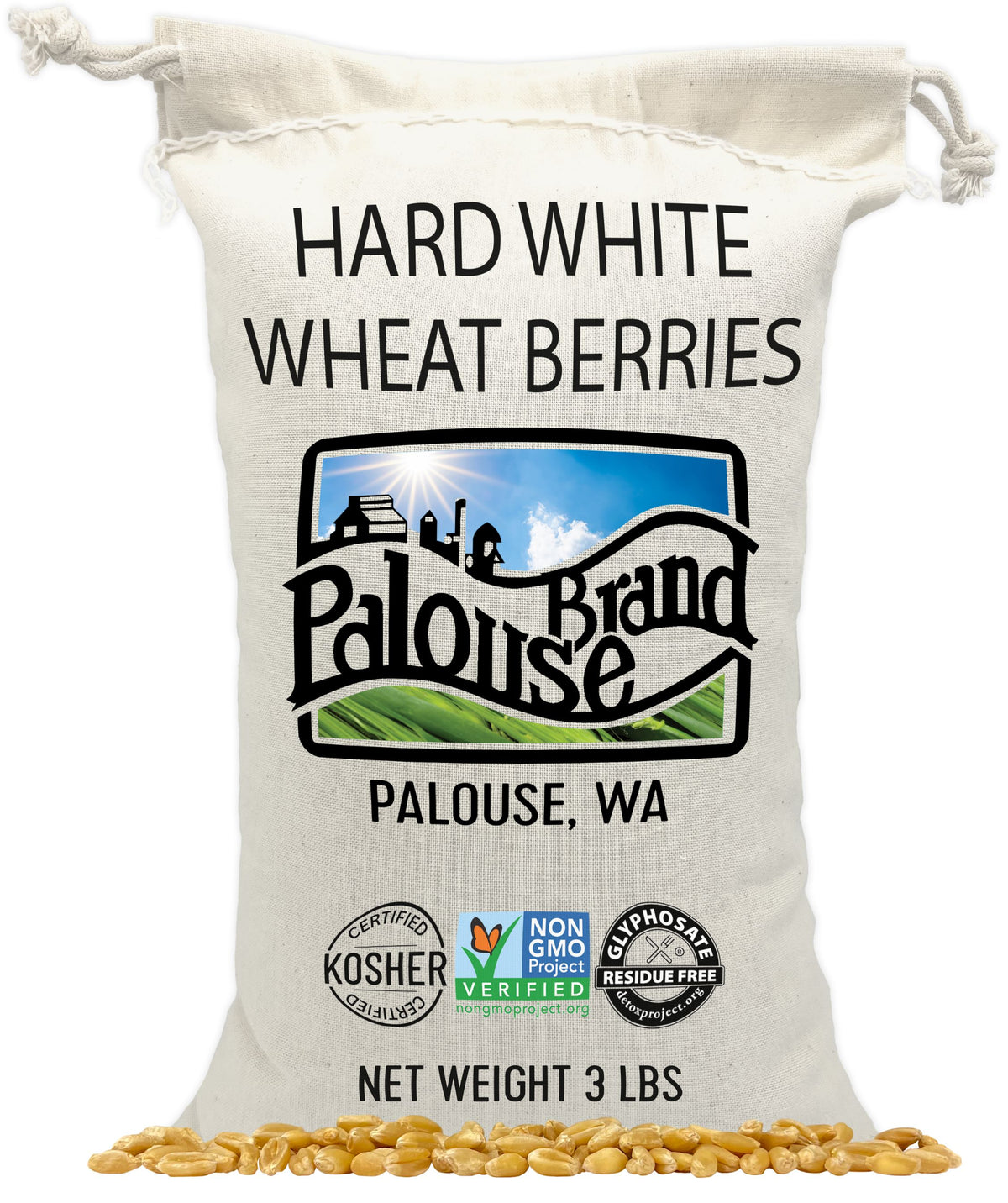 hard white wheat berries 3 lbs
