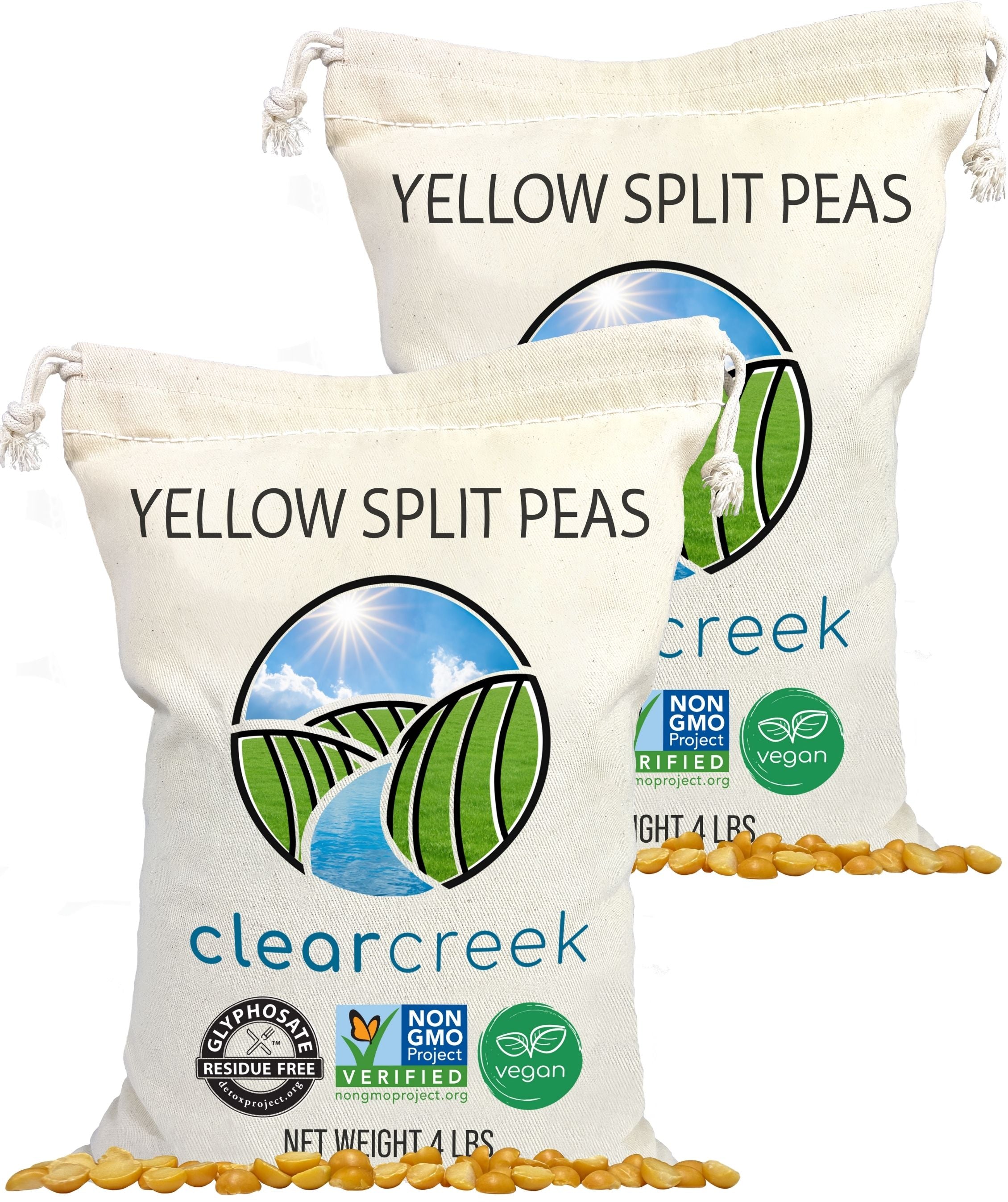 yellow split peas 8 lbs