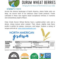 Durum Wheat Berries Nutrition Facts