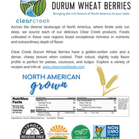 Durum Wheat Berries Nutrition Facts
