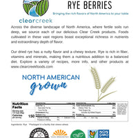 Rye Berries Nutrition Facts