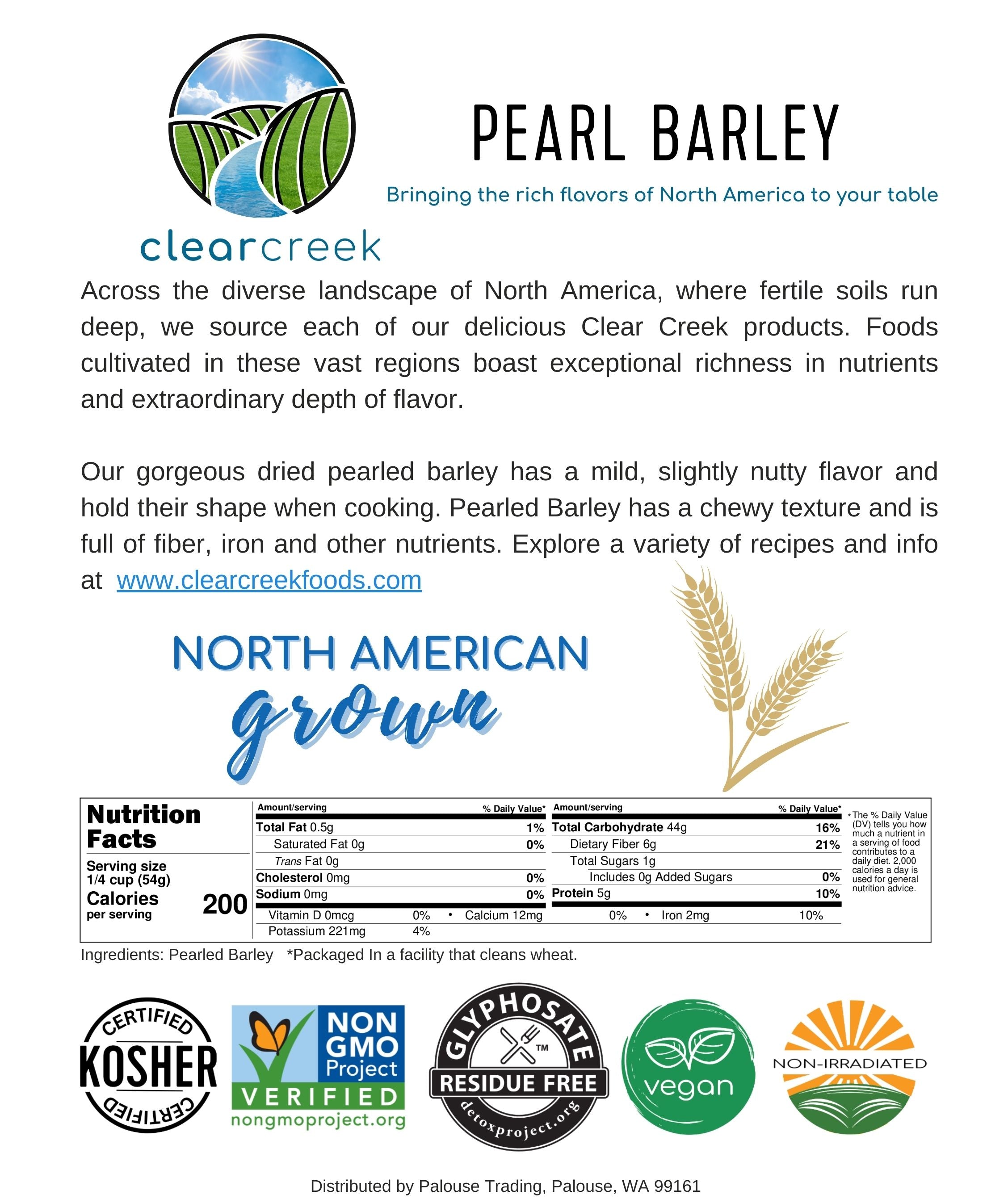 Pearl Barley Nutrition Facts