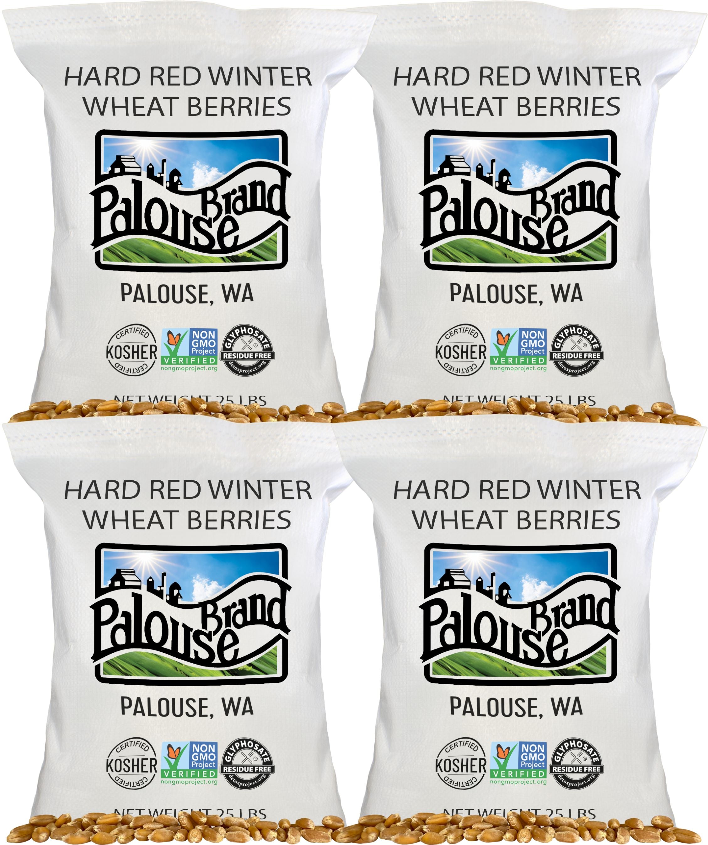 Bulk Red Winter Wheat Berries 100 bs