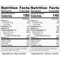 red lentils nutrition facts,yellow lentil nutrition facts