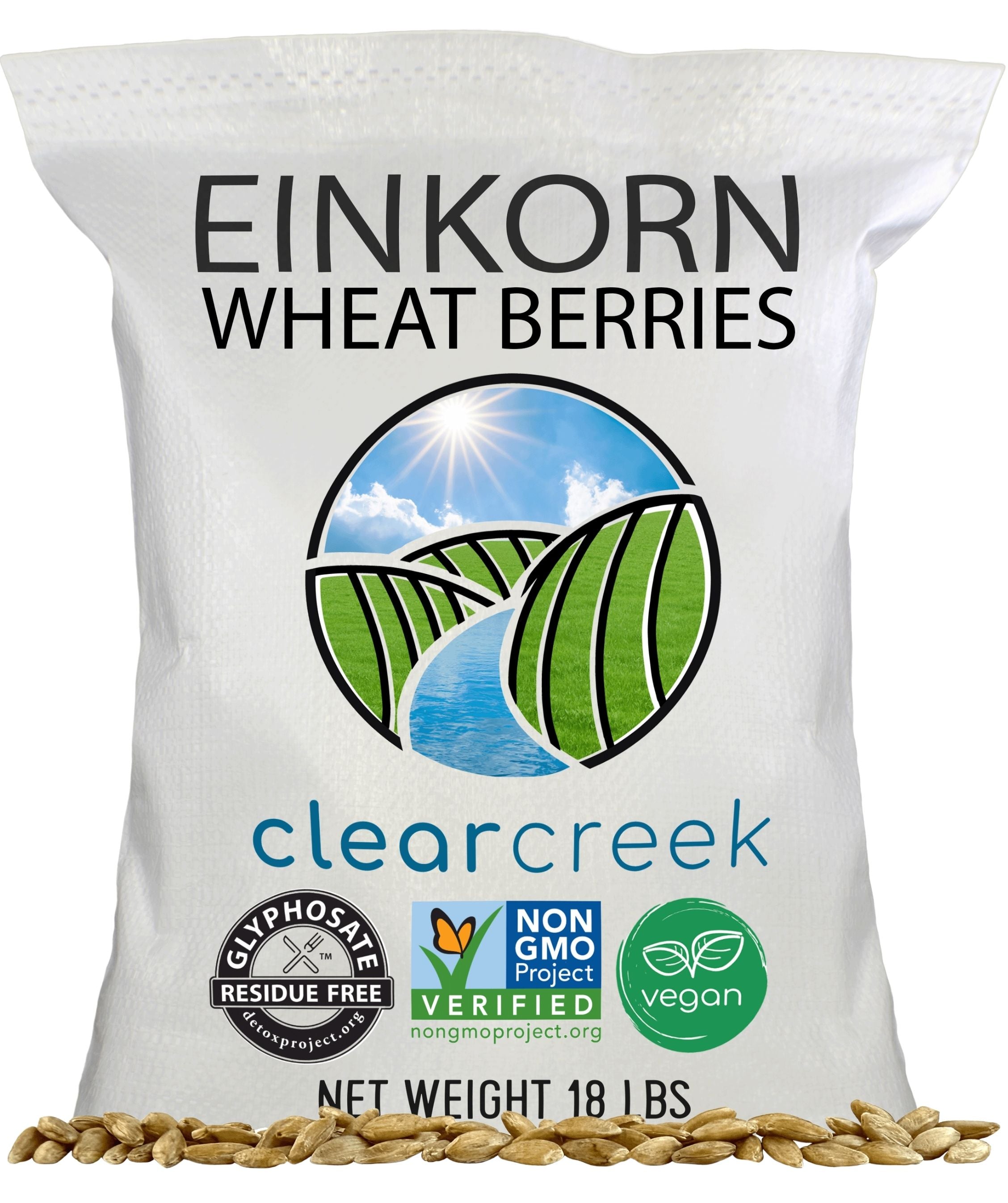 Bulk Einkorn Wheat Berries 18 lbs