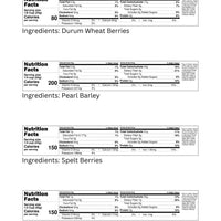 Grains Nutrition Facts