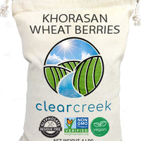 Khorasan Wheat Berries | 4 lb | Certified Glyphosate Residue Free | Non-GMO, High Protein & Fiber Ancient Grain
