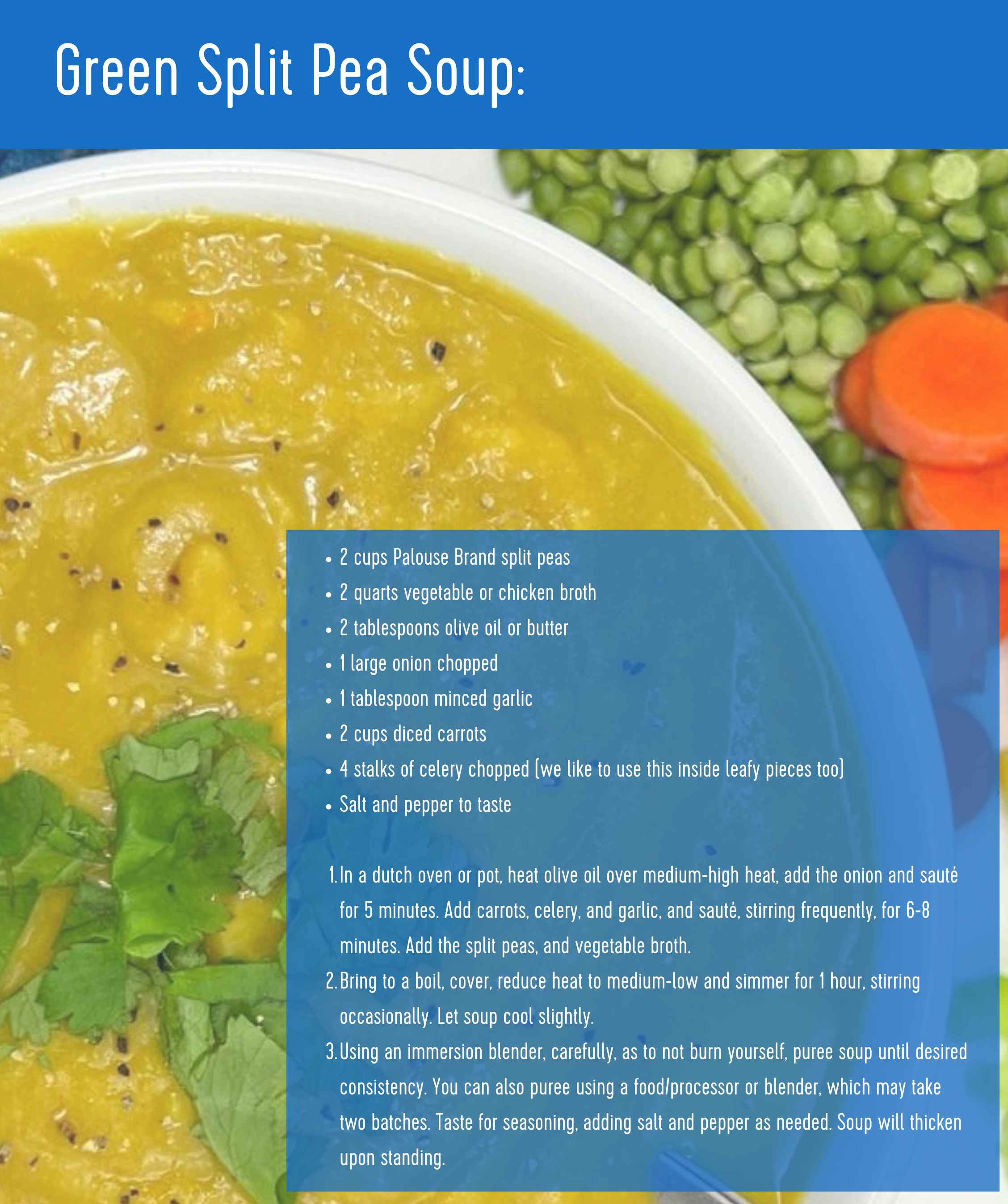green split pea soup