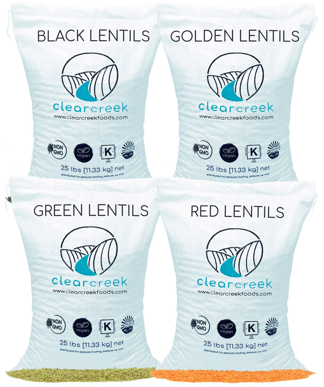 Bulk Dry Lentils 100 LB