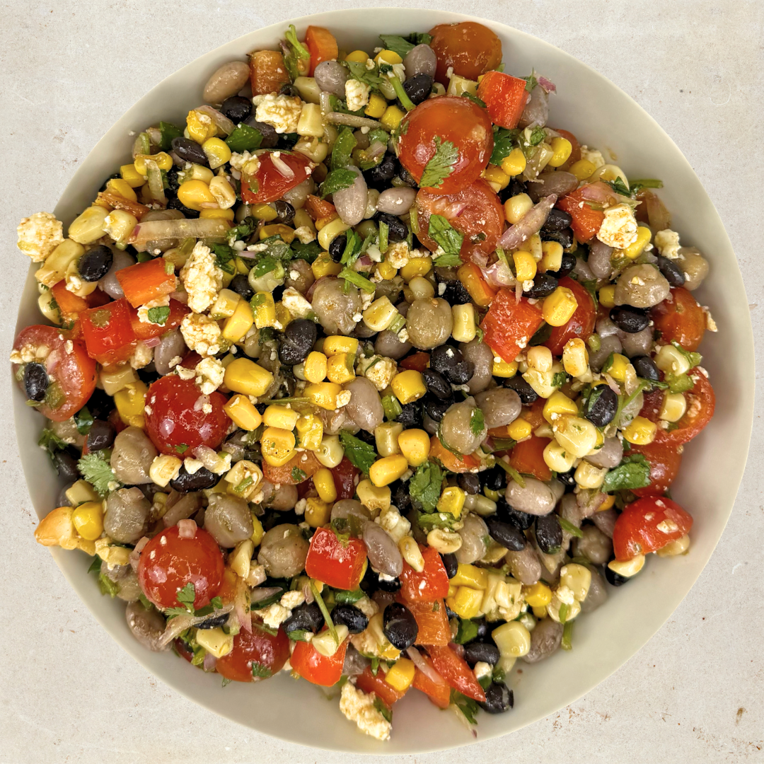 Dense Bean Salad: Southwest Style