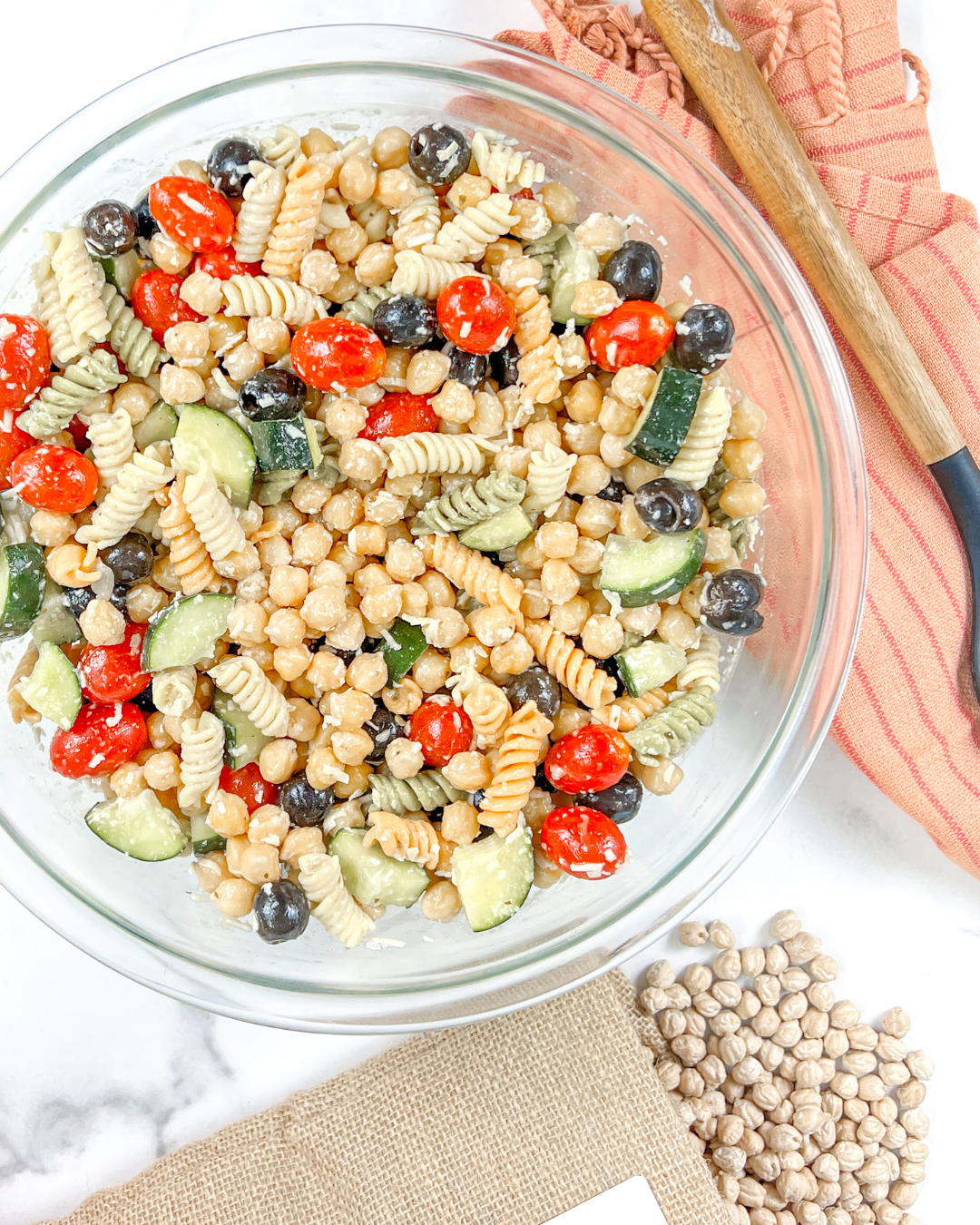 healthy chickpea salad