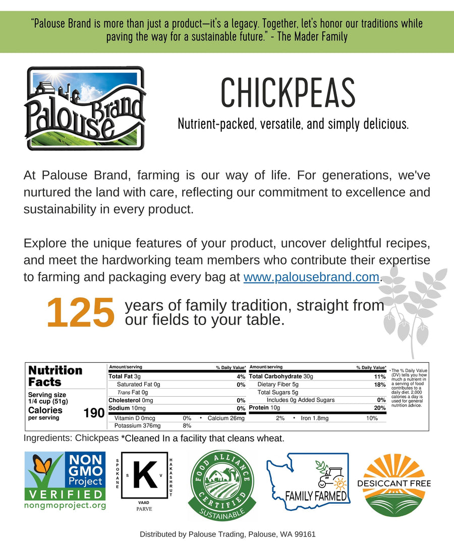 Chickpeas Nutrition Facts