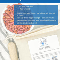 Kidney Bean Cooking Directions