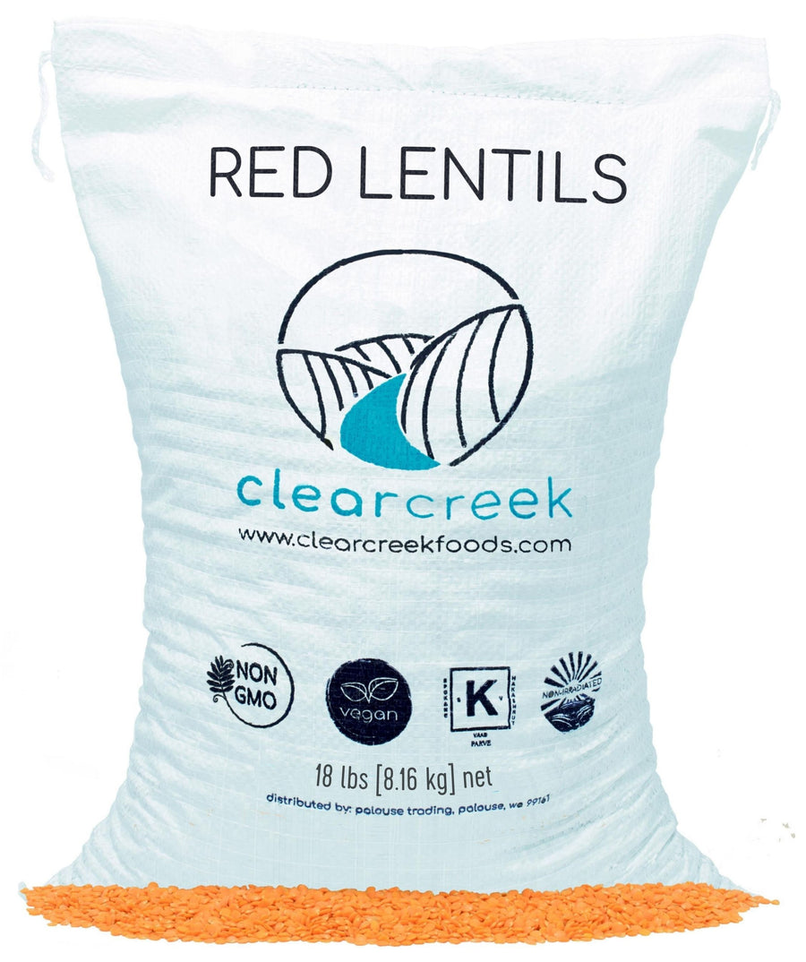 Red Lentils | 18 LB | Certified Glyphosate Residue Free