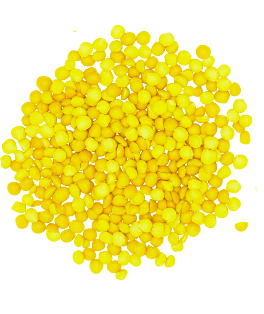 Picture of yellow split peas