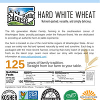 Hard White Wheat Berries | 10 lb (2 × 5 lb) | Certified Glyphosate Residue Free - Value Pack
