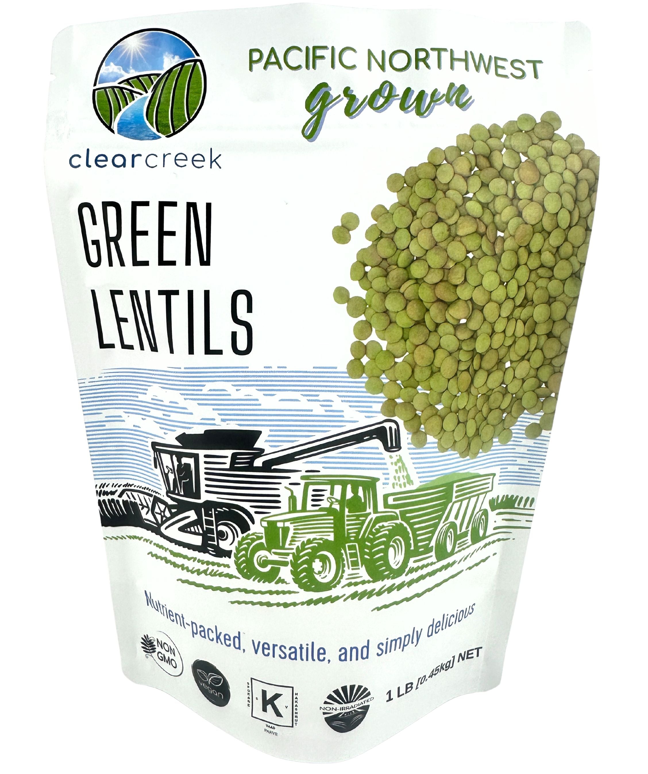 Green Lentils | 1 lb | Non-GMO, Vegan