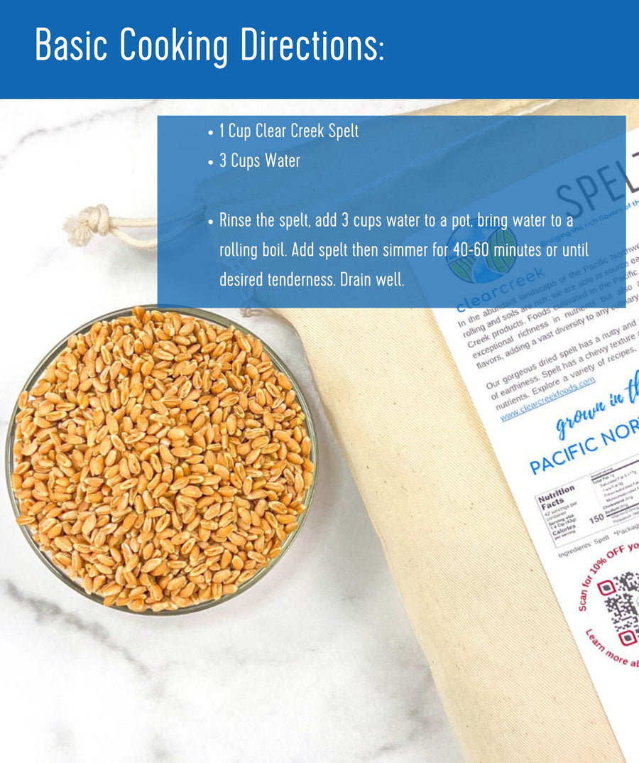 Spelt Cooking Directions