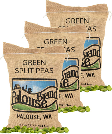 Green Split Pea Pack | 15 LBS | Certified Glyphosate Residue Free