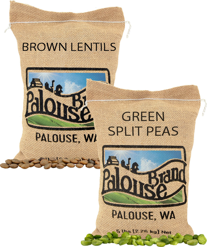 Brown Lentils Green Split Peas 10 lbs