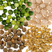 Chickpeas,Brown Lentils,Green Split Peas,Hard White Wheat