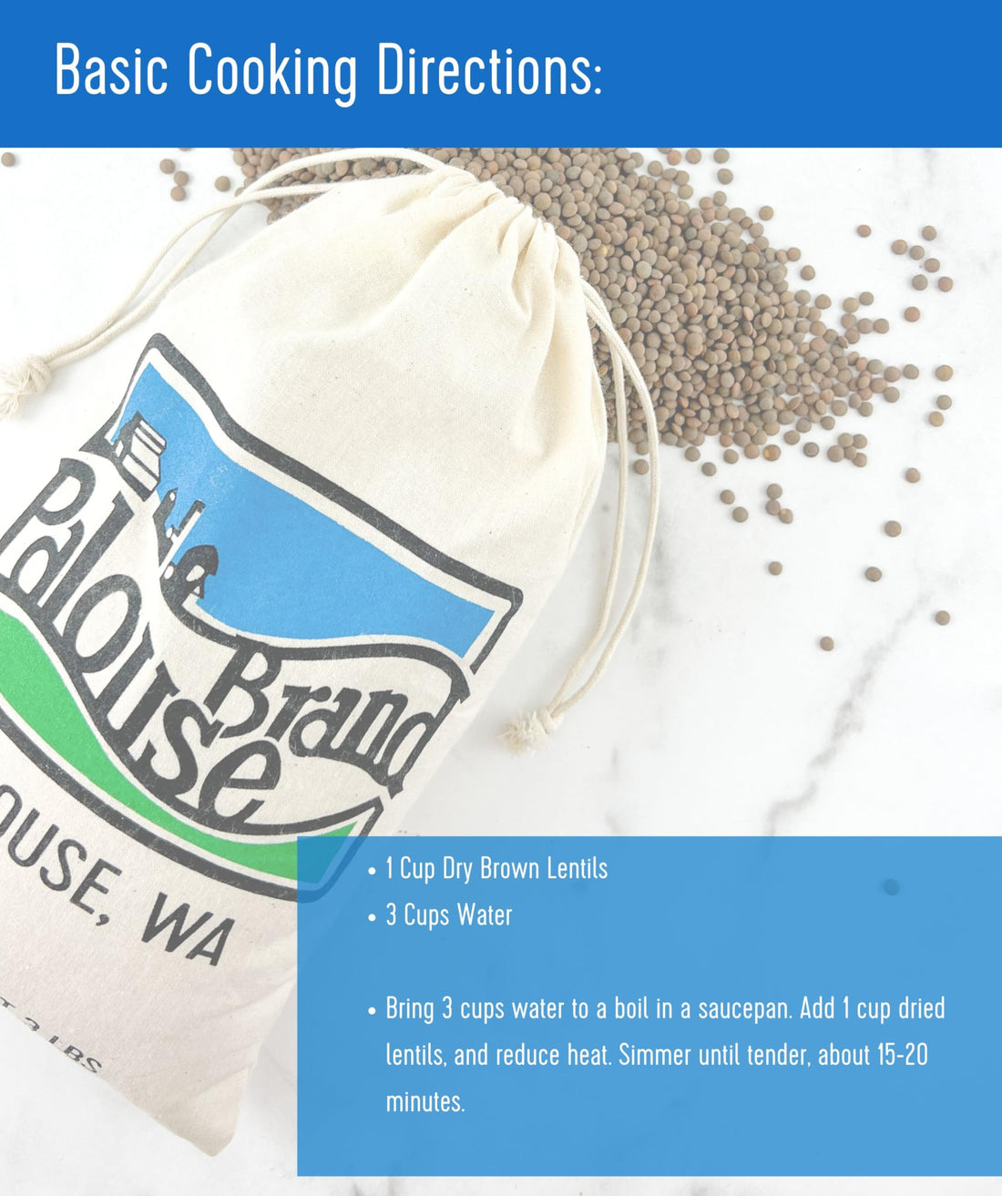 Brown Lentil Value Pack | 10 lbs