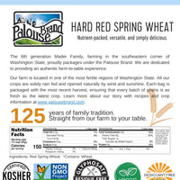 Hard Red Spring Wheat Berries | 10 lb (2 × 5 lb) | Certified Glyphosate Residue Free - Value Pack
