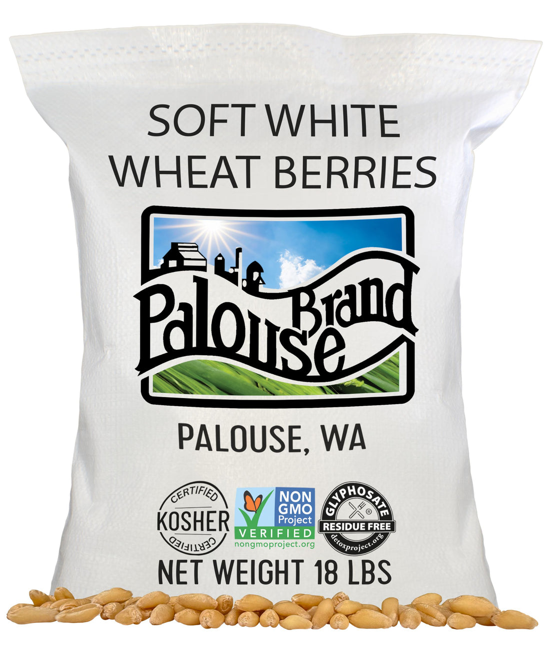 soft white wheat berries 18 lb