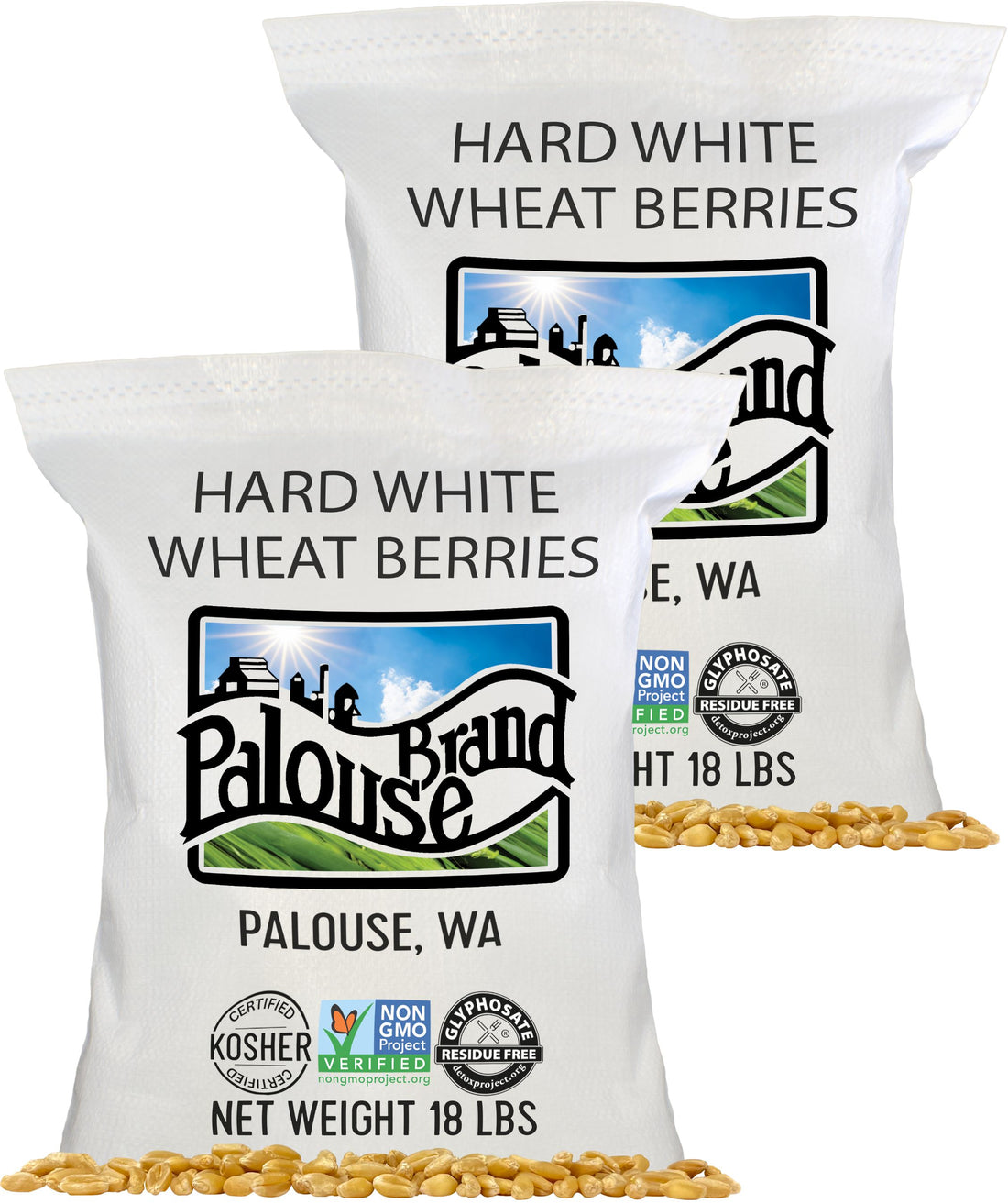 hard white wheat berries 36 lbs
