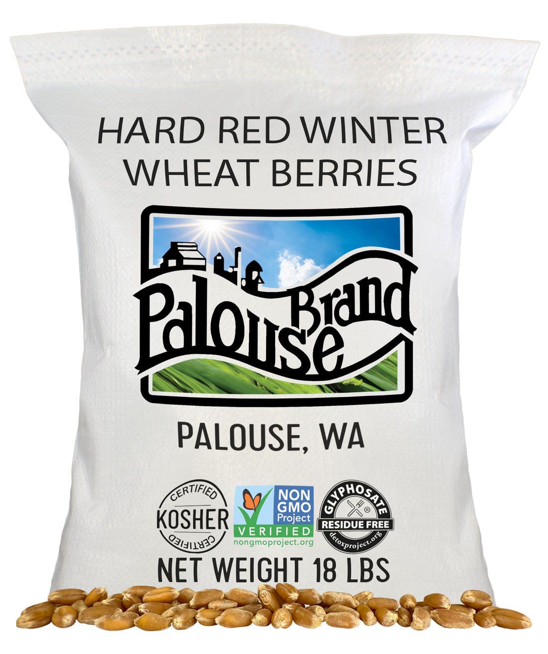 red winter wheat berries 18 lbs