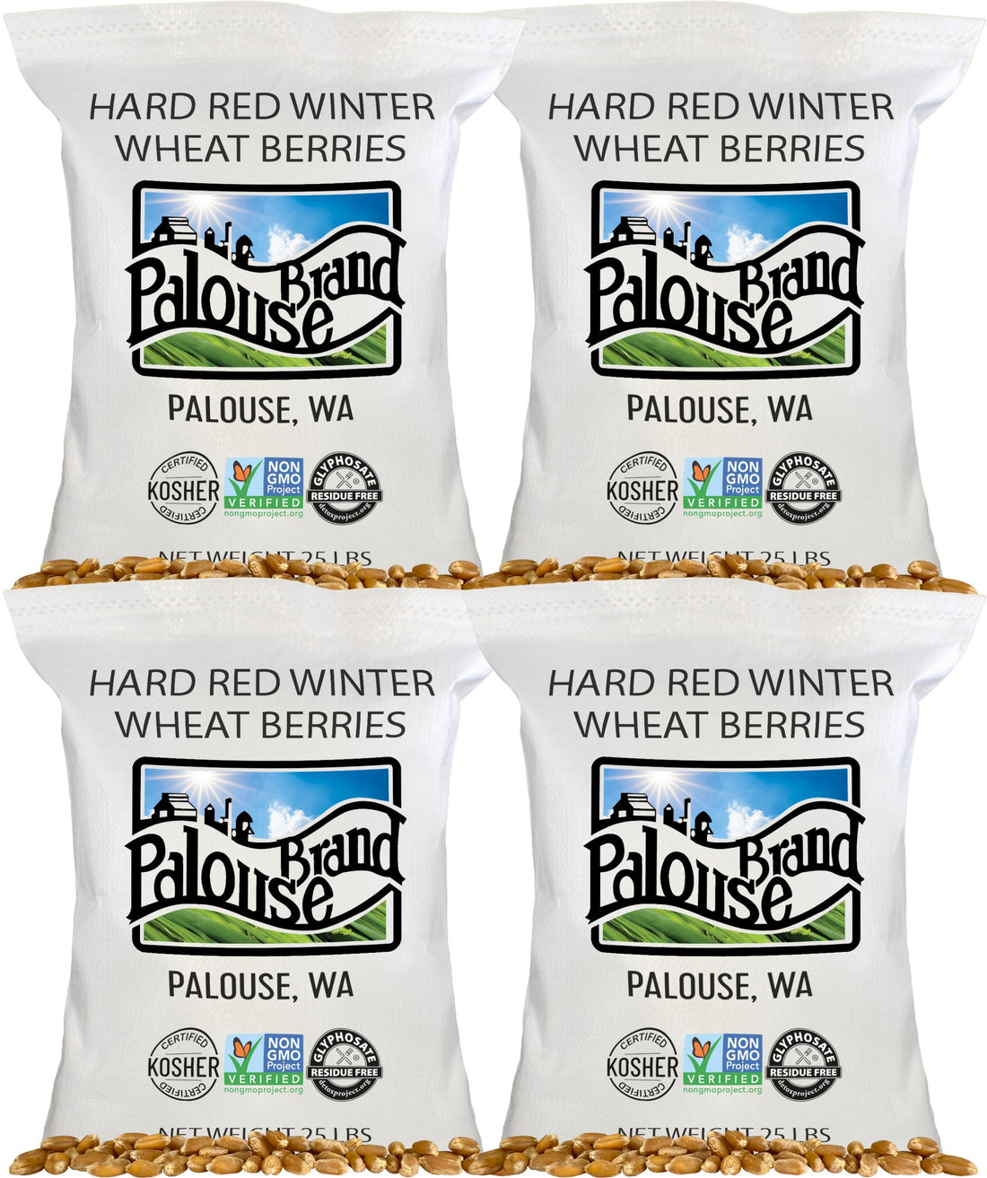 Bulk Red Winter Wheat Berries 100 lbs