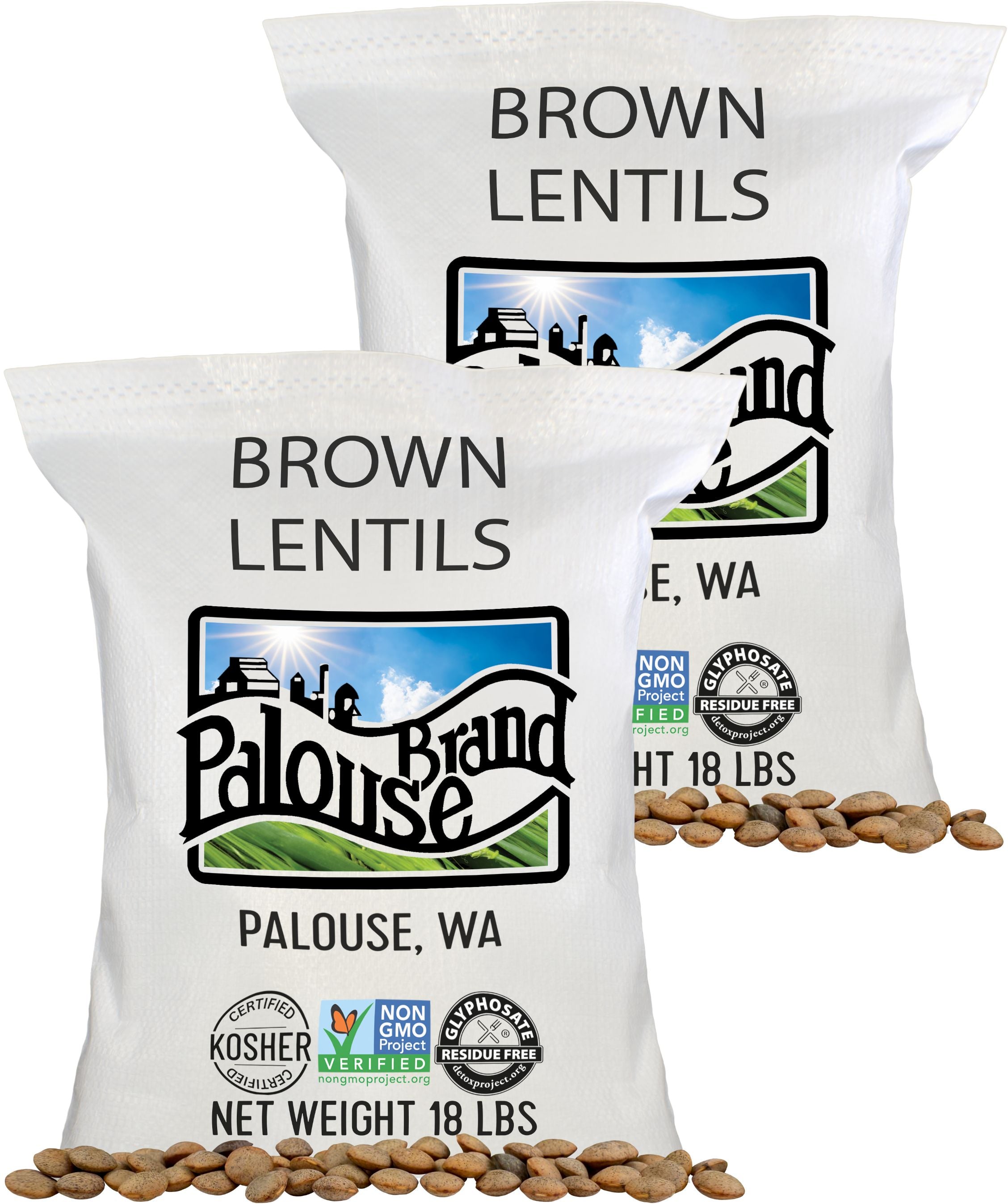 Brown Lentils 36 lbs